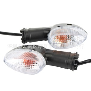 โมชาร์คไฟเลี้ยวรถจักรยานยนต์ 12V LED กันน้ำสีดำสีส้มสไตล์ย้อนยุคสำหรับรถจักรยานยนต์ - Product Image 5