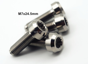 <span class=keywords><strong>M7</strong></span> <span class=keywords><strong>x</strong></span> 24.5mm, <span class=keywords><strong>M7</strong></span> <span class=keywords><strong>x</strong></span> <span class=keywords><strong>32mm</strong></span>, M8 <span class=keywords><strong>x</strong></span> <span class=keywords><strong>32mm</strong></span> Lớp 5 Titan 12 điểm đầu bu lông chia Bu lông đầu rèn cho bbs - Product Image 4