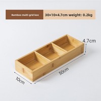 Plateau carré en bambou laqué à 9 compartiments pour desserts, plateau à thé et fruits, logo OEM, cadeau, vaisselle durable pour la cuisine et l'hôtellerie