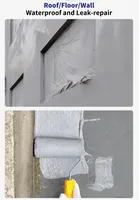 Agent hydrophobe imperméable, revêtement acrylique pour toiture, haute élasticité, respirant, finition imperméable, résistant aux intempéries, métal/murs