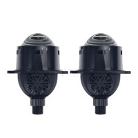 GOODZOOM Lentille de projecteur Bi LED 3 pouces 3.0 Phare haute puissance Lentille de phare de voiture Biled Phares faisceau haut/bas pour voiture 70W/60W