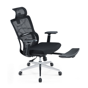 Foshan ergonomique ascenseur chaise de bureau réglable appui-tête Design contemporain noir rotatif maille plastique tissu matériel en gros - Product Image 6