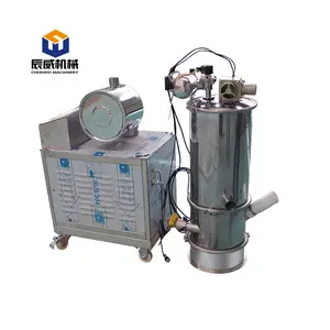 Electric Vacuum Conveyor CW Automatic Electric Sugar Vacuum Conveyor Coffee Beans Vacuum Feeder Cocoa Powder Pneumatic Conveyor