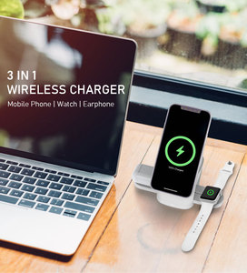 Migliore vendita 3 in 1 15W caricatore Wireless veloce cubo ricarica senza fili su <span class=keywords><strong>Alba</strong></span> per iphone Smart Watch auricolari per iphone 15 16 - Product Image 4