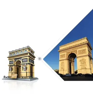 Wange 5223 Paris Arc De Triomphe Serie Bouwstenen Educatief Structuur Bricks Speelgoed