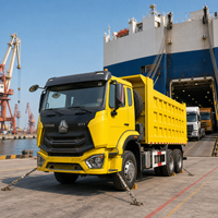 Высококачественный восстановленный подержанный самосвал SINOTRUCK HOWO NX 6x4, 12-колесный, дизельный, Евро-2, праворульный, для тяжелых условий эксплуатации, экспорт в Африку