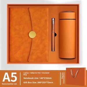 Promotional Luxury Business Gifts Box Set A5 Notebook USB Flash Drive Pen Set Customized Color Logo Embossed Modern Office - Product Image 2