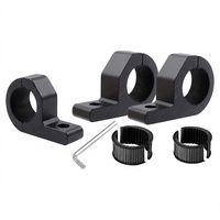 Support de phare de moto en alliage d'aluminium, pince de fixation pour tube de projecteur, kit de montage sur fourche pour extension de trottinette électrique