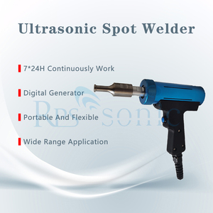 Presa di fabbrica ad ultrasuoni saldatore a punti pistola portatile per pollame cintura uovo saldatura allevamento di pollame - Product Image 2