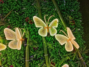 3d Christmas Motif Lights Outdoor Waterproof Landscape Lighting Dynamic Colorful For Wings Led Iron <strong>Butterfly</strong> Light - Product Image 4