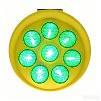 Lampe clignotante solaire à livraison rapide LB-8000 SUNFLOWER 8 LED IP65 4 modes d'avertissement de circulation