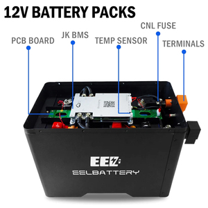 Caja de Batería de Ciclo Profundo EEL de 12V, 280Ah/330Ah, 12V 200Ah 280Ah 302Ah, Caja de Batería de Iones de Litio para Carrito de Golf - Product Image 4