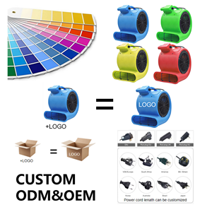 מתח גבוה 1.0hp טורבו עם מהירות מתכווננת 2000cfm רצפת ייבוש מכונת ברזל מתנפחים עבור 50/60hz יישומים - Product Image 6