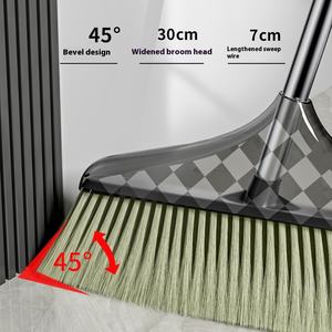 <span class=keywords><strong>Balai</strong></span> ménager <span class=keywords><strong>pliable</strong></span> et pelle à poussière ensemble antiadhésif cheveux balayage artefact pelle à poussière pelle à ordures pour l'utilisation de vadrouille - Product Image 5