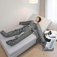 Système de thérapie de compression séquentielle médicale CE à 8 chambres, machine professionnelle de pressothérapie pneumatique pour drainage lymphatique