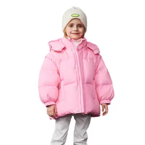 Girls' Down Jacket Windproof Waterproof Jacket High Grade Children's Down Jacket Waterproof Winter Clothes