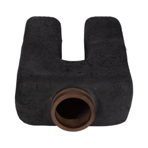 Vaso ad arco scultoreo, moderno vaso in ceramica per fiori, decorazione da tavolo per soggiorno, camera da letto, ufficio - Product Image 6