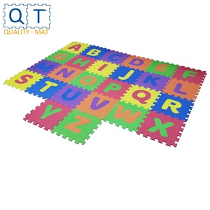 QT <span class=keywords><strong>TAPIS</strong></span> Inodore Non-toxique 200PPM 12in x 12in 26 pièces/ensemble EVA Mousse À Emboîtement Alphabets <span class=keywords><strong>Puzzle</strong></span> <span class=keywords><strong>tapis</strong></span> Pour Bébé - Product Image 2