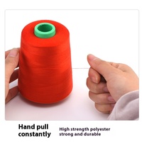 100% Polyester Filament teint fil à coudre 40S 2Ply 1KG grand sac fermeture haute ténacité broderie tricot Crochet point de croix