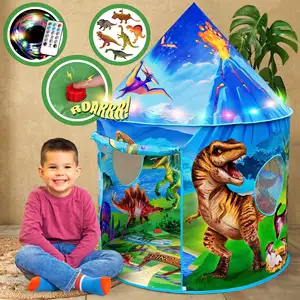 Make Dinosaurus Brullen Geluiden Dinosaurus Tent Indoor Games Kinderen Bed Tent Spot Groothandel Spelen Tent Voor Kinderen