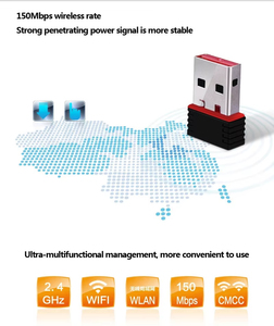 อะแดปเตอร์ไวไฟ 150Mbps ราคาประหยัด ชิปเซ็ต RTL8188 มินิ USB 2.0 การ์ดไวไฟไร้สาย 802.11n อะแดปเตอร์ Carplay ไร้สาย - Product Image 4