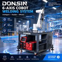 Robot Kolaboratif 6 Axis Versi Terbaru, Mesin Las MIG untuk Fabrikasi Logam Otomatis