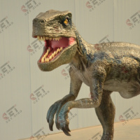 Usine de Offre Spéciale Dinosaure Animatronique Dinosaurio Mecatronicos Velociraptor Modèle de dinosaure robotique réaliste grandeur nature
