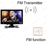 ERD777 moniteur d'affichage de voiture 7 pouces, émetteur FM BT, fonction MP5, mains libres, réponse aux appels à venir, connexion avec caméra de recul