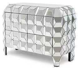 Coolbang Vanity Modern <strong>Mirrored</strong> Pineapple Cabinet <strong>Sideboard</strong> - Product Image 5