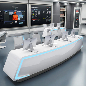 Consola Moderna para Programación, Soporte de Exhibición Personalizado, Escritorio de Bambú Ajustable, Ecológico y Duradero, para Uso Comercial en Hoteles y Oficinas - Product Image 2