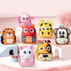 Newest Popular Promotional Wholesales Cartoon High Quality Cute Animal Shape Waterproof Kids Backpack