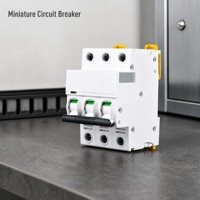 Disjoncteur miniature EA9AN EA9AH 6kA 10kA 1P 2P 3P 4P Courbe de déclenchement C D pour la protection contre les surcharges et les courts-circuits