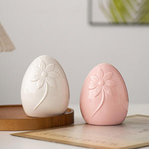 Décoration de Pâques moderne, œufs en céramique artisanaux, ornements d'œufs artistiques faits à la main, décoration de bureau, décoration de la maison <span class=keywords><strong>pour</strong></span> Pâques - Product Image 2