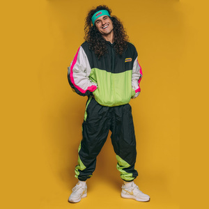 Pantalon de survêtement rétro Disco années 70 80 Néon TV Film Polyester Costumes d'Est de la mer pour Hommes Tenues de Performance Halloween Carnaval - Product Image 6