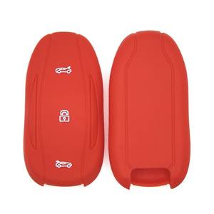 Housse de protection en silicone pour clé de voiture, coque de protection pour clé intelligente de modèle 3, modèle Y, modèle S, modèle X, accessoires pour télécommande - Product Image 3