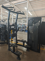 Máquina de Gimnasio Comercial de Alta Resistencia Brightway: Máquina Asistida para Dominadas, Selectorizada, para Entrenamiento de Fuerza Sentado, con Asistencia para Dips