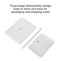 Miroir de Maquillage Portable de Bureau Ajustable avec Support Téléphone pour Rangement Cosmétique et Beauté – Vente en Gros