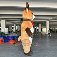 Gonflable Noël Père Noël Bonhomme De Neige Renne Elk Cerf Orignal Mascotte Costume Personnage Animal Dessin Animé Rein Cerf pour Adulte