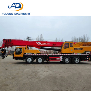 Grue de chantier 50 tonnes en promotion pour levage de charges, fiable avec système hydraulique, composants essentiels : moteur, boîte de vitesses, pompe, PLC - Product Image 2