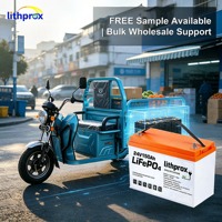 Batterie de remplacement pour trottinette électrique 24V150AH 3.6KWh Grade A LiFePO4, performance constante, charge équilibrée pour 3 roues