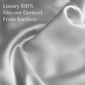Juego <span class=keywords><strong>de</strong></span> Sábanas King Size <span class=keywords><strong>de</strong></span> Lujo Estilo Europeo, 100% Viscosa <span class=keywords><strong>de</strong></span> Bambú, 400 Hilos, Frescas, Suaves, Transpirables, Certificadas Oeko-TEX - Product Image 3