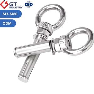 Ganchos de Elevación de Acero Inoxidable A2 A4 50 70 80 ASTM A36 316 316L, Perno <span class=keywords><strong>con</strong></span> Tornillo de Expansión <span class=keywords><strong>con</strong></span> Anillo, Tuercas de Ojo Cerrado - Product Image 5