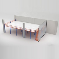 Plateforme de travail en acier modulaire pour entrepôt : Conception gratuite, plancher en mezzanine pour un stockage efficace