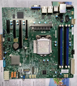 Tarjeta Madre de Servidor Usada Supermicro X12STL-F, LGA-1200, CPU DDR4, Doble Canal, 64 Puertos PCI-E 3.0, Micro-ATX, Compatible con CPU Id - Product Image 1