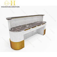 Nouveau comptoir d'angle de bureau compact pour magasins de vêtements, idéal comme comptoir de caisse ou de réception.