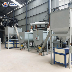 เครื่องผสมผงสแตนเลสประสิทธิภาพสูงแบบผสมสม่ำเสมอ เครื่องผสมแบบริบบิ้น สายพานลำเลียงแบบสกรู สายการประกอบแบบเครื่องเดียว - Product Image 1