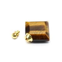Vente en gros usine : Diffuseur d'énergie, Bouteille d'huile essentielle, Pendentif en pierre naturelle, pierre précieuse, cristal en forme de diamant, flacon de parfum