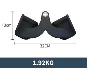 Thiết bị tập thể dục sử dụng nhà Lat kéo xuống file đính kèm phòng tập thể dục TRICEPS thanh Curl t Hàng cáp phụ kiện Set Grip procate - Product Image 2