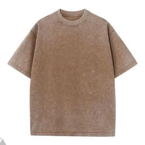 เสื้อยืดโอเวอร์ไซส์ผ้าคอตตอน 100% พิมพ์ลายดิจิตอลแบบวินเทจฟอกสี ทรงใหญ่ น้ำหนักมาก เป็นมิตรกับสิ่งแวดล้อม แห้งเร็ว สำหรับผู้ชาย - Product Image 4