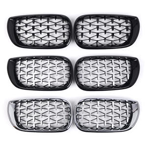Grille de pare-chocs avant en matériau ABS pour <span class=keywords><strong>BMW</strong></span> Série 3 E46 2002-2005 Grille automatique noire brillante - Product Image 1